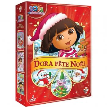 Dora l'exploratrice - Coffret Dora fête Noël : Le Noël de Dora + Le bal des papillons + Dora autour du monde [Italia] [DVD]