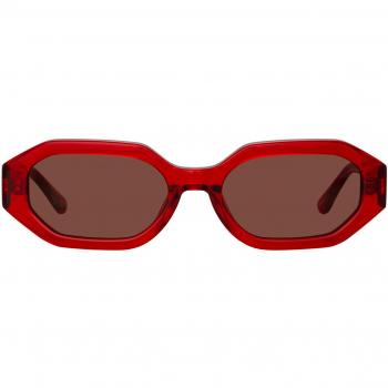 Linda Farrow THE ATTICO IRENE ATTICO14 C13 Women's Sunglasses Red Size 54