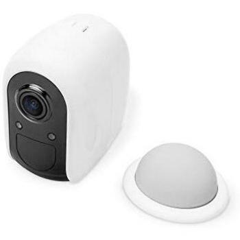 DIGITUS Cámara Exterior Inteligente Full HD con Control de Voz, inalámbrica, alimentada por batería
