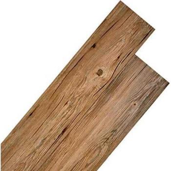 vidaXL 18x Lámina Suelo 5,26m² PVC 2mm Marrón Mate Baldosa Loseta Tarima Flotante