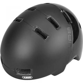 Abus Skurb Ace Urban Bicycle Helmet - Velvet Black, Size L (58-61 cm)