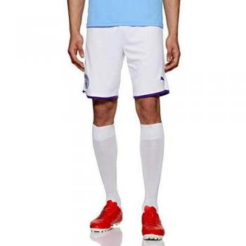 Puma Men's MCFC Shorts Replica White-Tillandsia Purple, XL