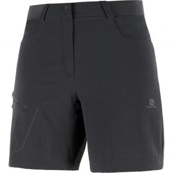 Salomon - Short de mujer Wayfarer negro carbón 32