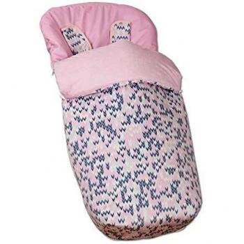 Babyline Game - Saco de silla con manoplas, unisex, color rosa