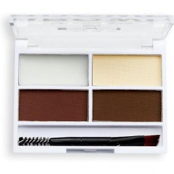 Revolution Relove Colour Cult Eyebrow Palette Shade Dark 3,2 g