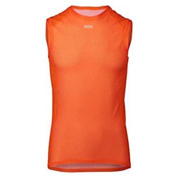 Camiseta interior sin mangas POC Essential Layer naranja - S