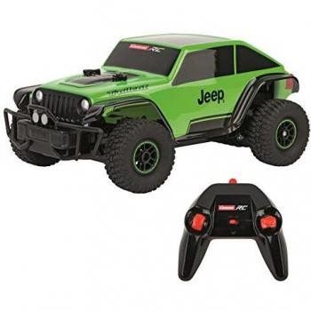 Carrera RC- Jeep Coche, Color Verde, Negro