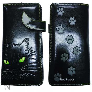 Nemesis Now Lucky Cat Monedero 19cm Negro, PU, 18,5cm