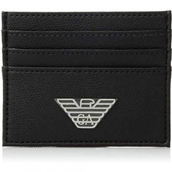 Armani Hombres logotipo caído titular Negro única Talla