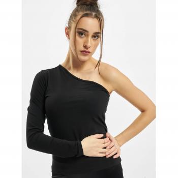 Urban Classics Women's Asymmetric Longsleeve Top - Black - XS to XL