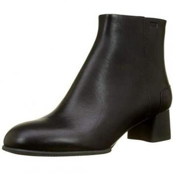Camper Katie Women's Ankle Boots - Black Smooth Leather, Size 40