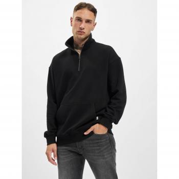 Urban Classics Men's Organic Basic Troyer Sweatshirt - Black, XL