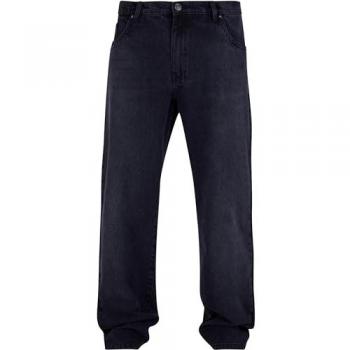 Urban Classics Heavy Ounce Black Washed Straight Fit Jeans