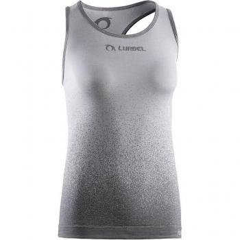 Camiseta de Trail Running para Mujer Lurbel Samba Singlet W - Grisáceo, Sin Mangas, Talla L