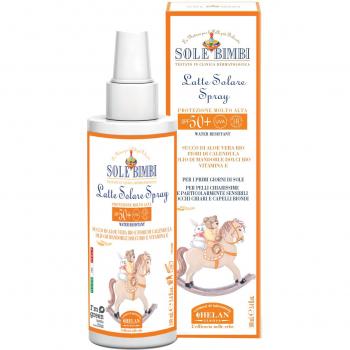 Leche Solar Spray Muy Alta Protección SPF 50+ para Niños - 100 ml - Helan