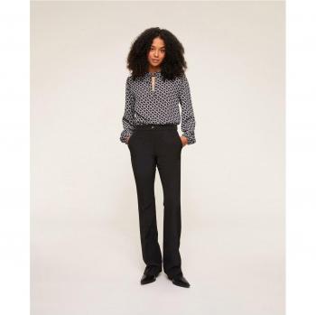 Motivi - Pantalón de vestir flare con raya planchada