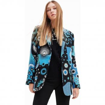 Desigual - Blazer jacquard patch