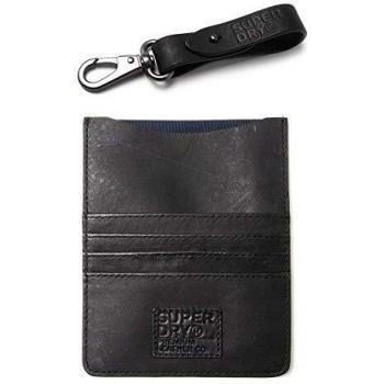 Superdry Leather Travel Hombre Wallet Negro One Size