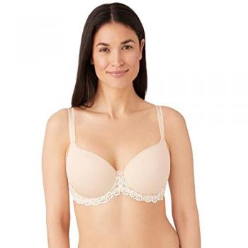 Wacoal Embrace Lace Contour T-Shirt Bra - Beige/Sand, Size 34E/75F/34DDD