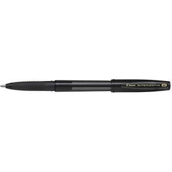 Bolígrafo Pilot Super Grip G, negro, punta media 1 mm, recargable