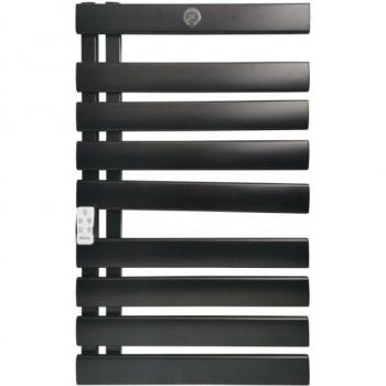 Radiador toallero de diseño negro Purline NTW-15 500W con WiFi