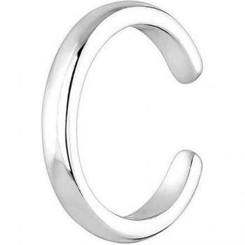Pendiente ear cuff Eyra de plata bañado en rodio