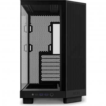 NZXT H6 Flow Mid Tower Cristal Templado USB-C Negra