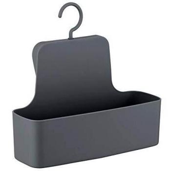 Cestino de ducha suspendido Barcelona - Gris antracita - 26 x 9 x 24 cm