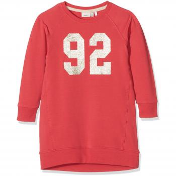NAME IT Nitessine Ls Swe Dress Unb Mini, Sudadera para Niñas, Rosa