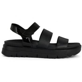 Sandalias Geox D Xand 2.1S Negras con Suela Transpirable