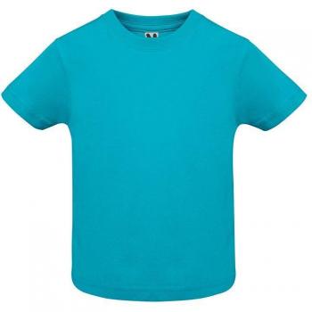 Camiseta de Bebé Manga Corta con Apertura en Hombro y Corchetes ROLY