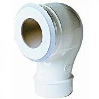 Codo WC 90° Hombre D.80 Descentrado Eccéntrico Nicoll
