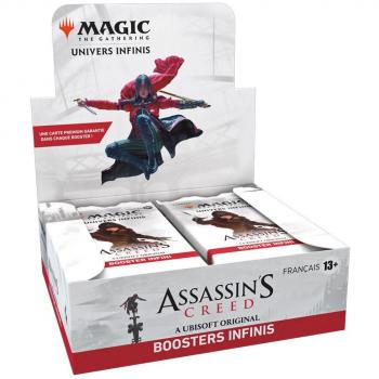 Magic: The Gathering Universes Beyond - Assassin's Creed Caja de Sobres de Más Allá del Multiverso (24 sobres) Francés