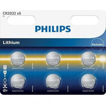 Batería de Litio CR2032 Philips - Paquete de 6 Piezas