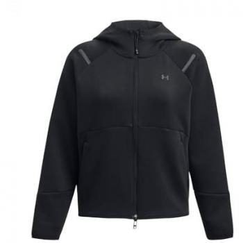 Under Armour Unstoppable Women's Fleece Full Zip Hoodie - Black XL