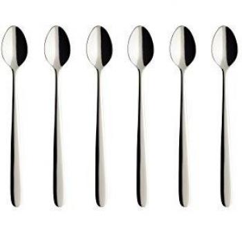 Villeroy & Boch Daily Line Longdrink Spoon Set of 6 - 18/10 Stainless Steel