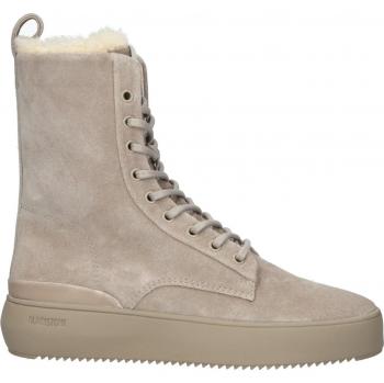 Blackstone Nora YL67 Women's Weathered Teak Sheepskin Ankle Boots