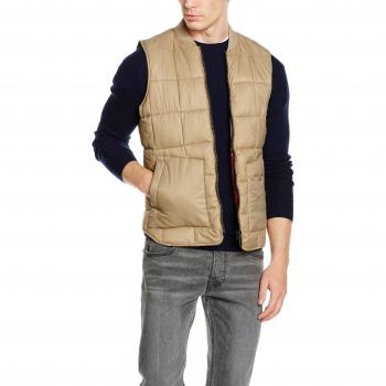 Cortefiel C5B Ultralight, Chaleco Para Hombre, Beige/Roasted, XL
