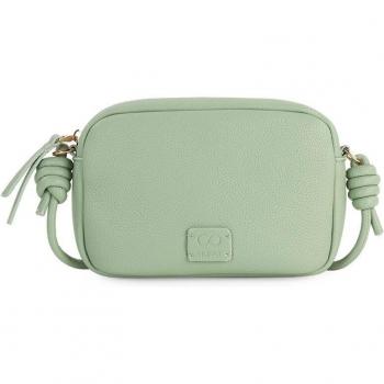 SKPAT Charleroi 314886 Bandolera para Mujer, Color Menta, Material Piel Sintética, con Cremallera