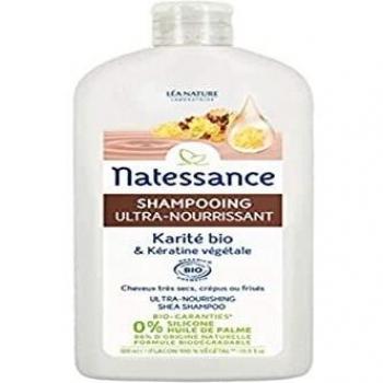 Natessance Ultra-Nourishing Organic Shea Butter & Plant Keratin Shampoo, 500 ml