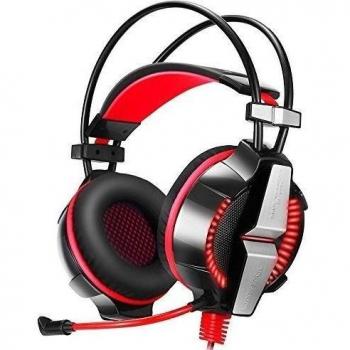Gaming Headset kopfh?Rer PS4, kotion eachg GS 700, USB/conector jack de micrófono estéreo de 3,5 mm LED Efecto rojo