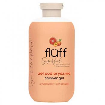 Fluff Superfood Anti-Cellulite Shower Gel - Peach & Grapefruit 500 ml
