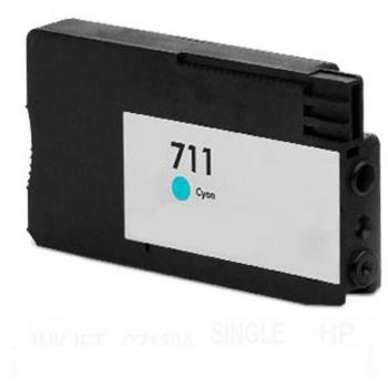 Cartucho de Tinta HP 711 Cyan - Genérico (Reemplaza CZ130A)