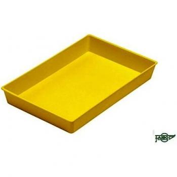 Bandeja apilable de PP 247 x 150 x 30 mm amarilla