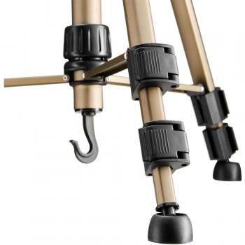 Walimex 18427 - Caballete de Pintura en Aluminio, Altura 150 cm, Dorado y Negro