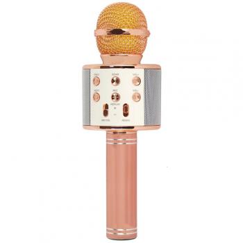 Micrófono Karaoke Portátil Bluetooth Xtreme 27837PK Hollywood Rosa con Speaker Integrado