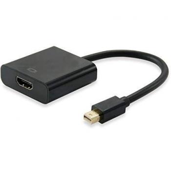 Equip Mini DisplayPort-HDMI - Adaptador Mini Display Port a HDMI, 2.5Gbps, Color Blanco