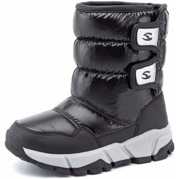 UBFEN Botas de Nieve Niños Botas de Invierno para Niñas Calentitas Forrados Calzado de Invierno Impermeables Botitas para Unisex Niños 25 EU D Negro