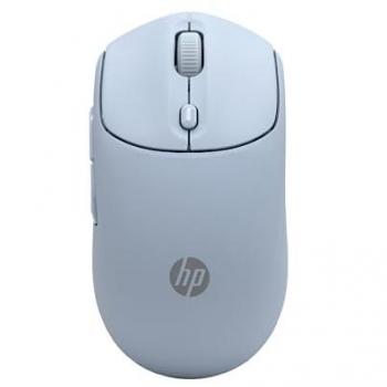 HP Ratón Inalámbrico Silencioso 400 - Bluetooth y USB 2.4GHz, Batería de 24 Meses, Tacto Suave, Azul