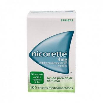 Nicorette 4 mg 105 Chicles